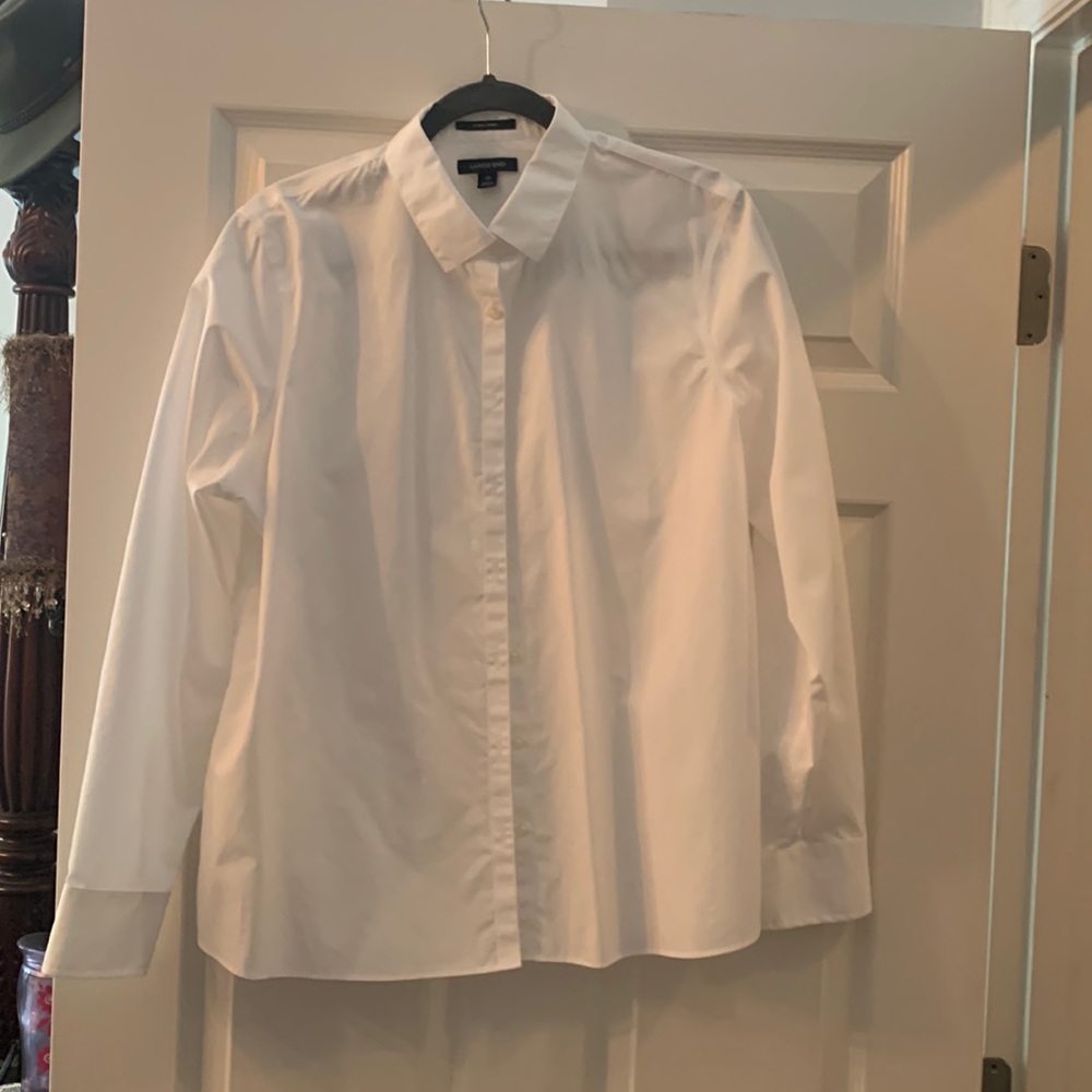 Great white button down by Lands End